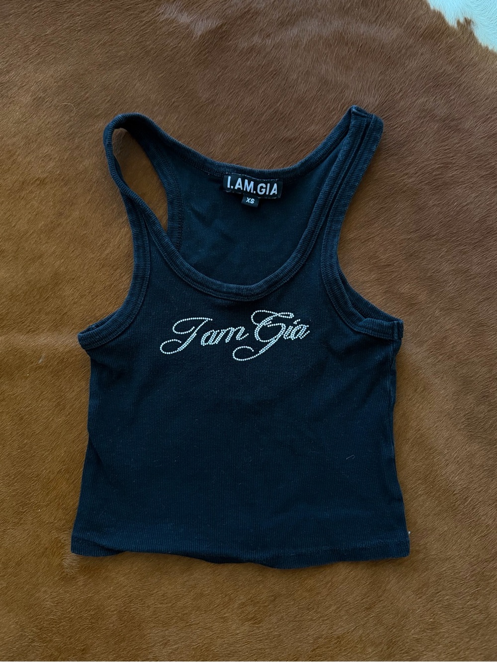 I.AM.GIA logo tank size XS
